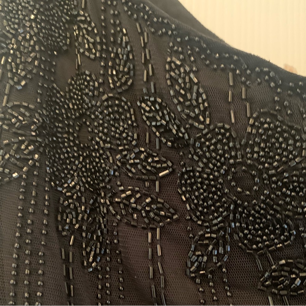 Lauren Ralph Lauren sequins black top Size M - Picture 3 of 10